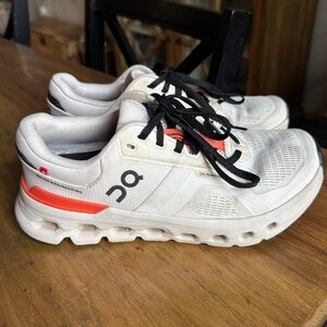 On Running Cloudswift White & Coral Women’s  Running Shoes